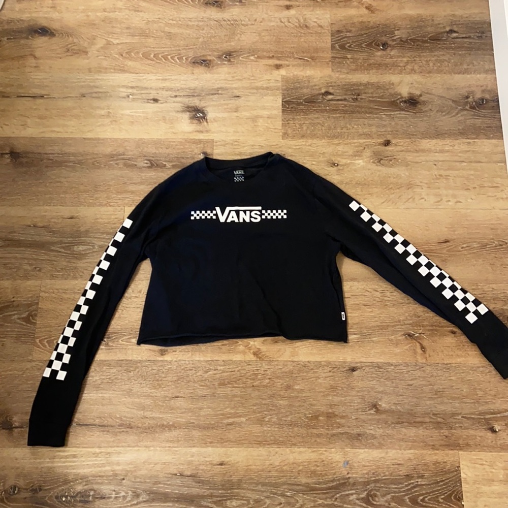 Vans cropped long sleeve shirt